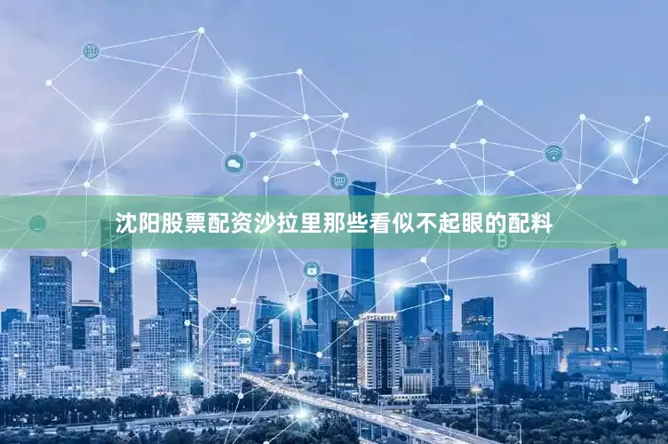 沈阳股票配资沙拉里那些看似不起眼的配料
