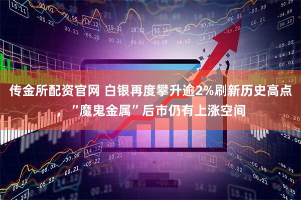 传金所配资官网 白银再度攀升逾2%刷新历史高点，“魔鬼金属”后市仍有上涨空间